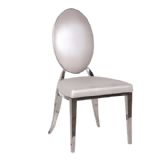Trixy White Oval Back Dining Chair